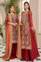 Maryam's Luxury Embroidered Collection (with Handmade Neck) – D-20 Scarlet Desire